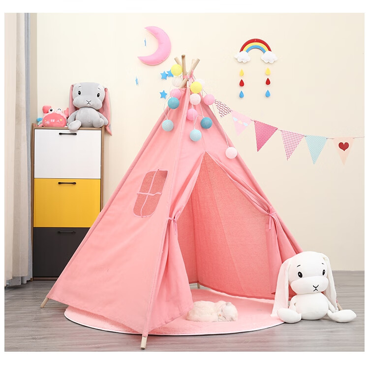 三角帐篷 幼儿园娃娃家区角小帐篷三角室内儿童图书阅读区宝宝小屋