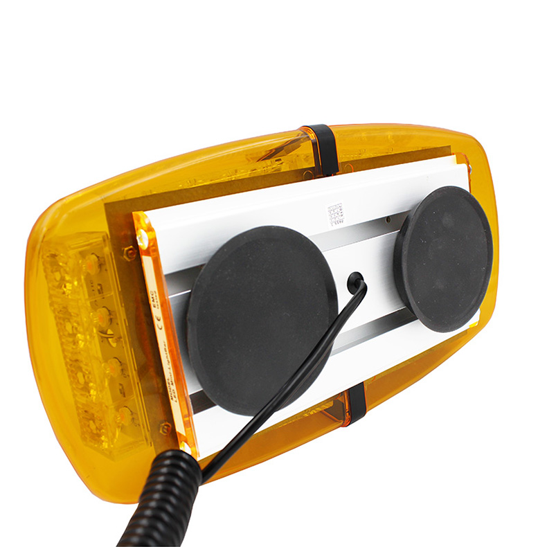 超亮雷电吸顶爆闪灯工程车闪光灯短排车载灯警示灯led开道警黄色12v