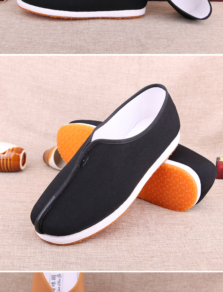 僧侣鞋单鞋出家和尚尼姑鞋居士禅修鞋防水透气休闲传统布鞋 蓝色全胶