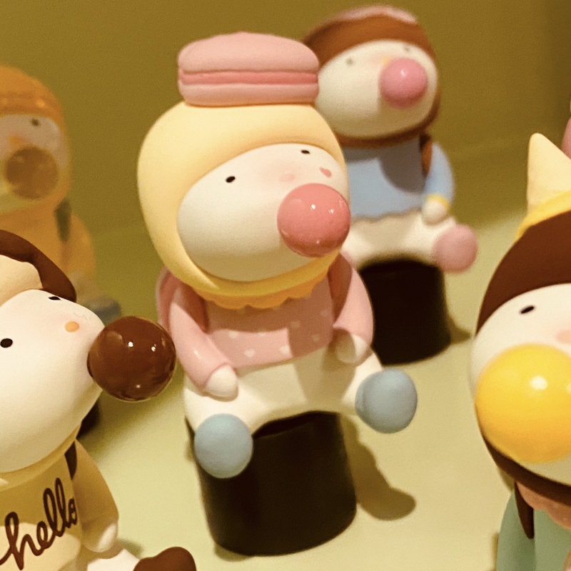 万代repolar甜品全套盲盒寻找独角兽吐泡泡少女心蛋糕蝴蝶酥糖果盲盒