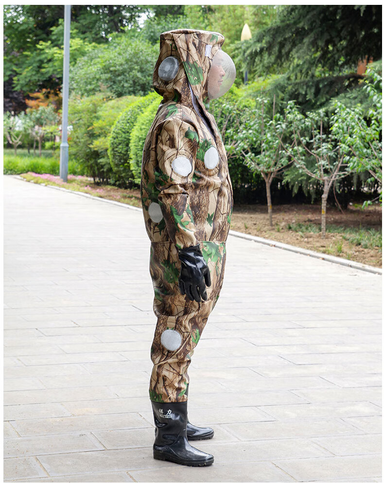 防蜂服全套新款取蜜蜂衣马蜂服防马蜂服连体衣透气加厚散热防胡蜂衣