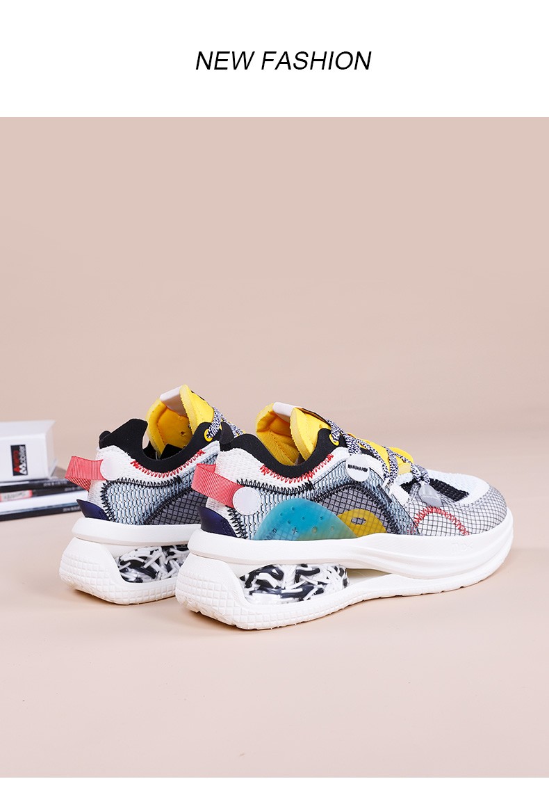 安踏keithharing联名款休闲鞋男鞋2021运动鞋潮鞋轻便男士鞋子