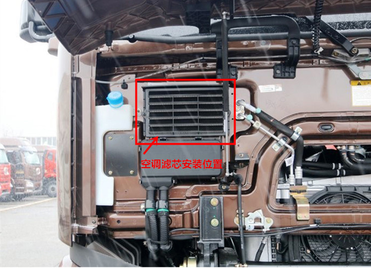 小城伊香 适用于解放j6老款j6p空调滤芯外壳盖j6l滤清器 8101570-a01