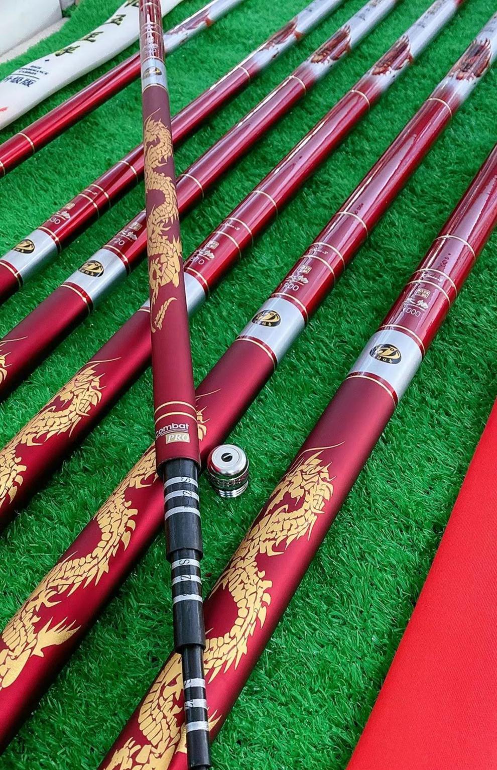 【大物克星】杰l结精工魔兽二代鱼竿魔兽九五二代6h19调巨物暴力超轻