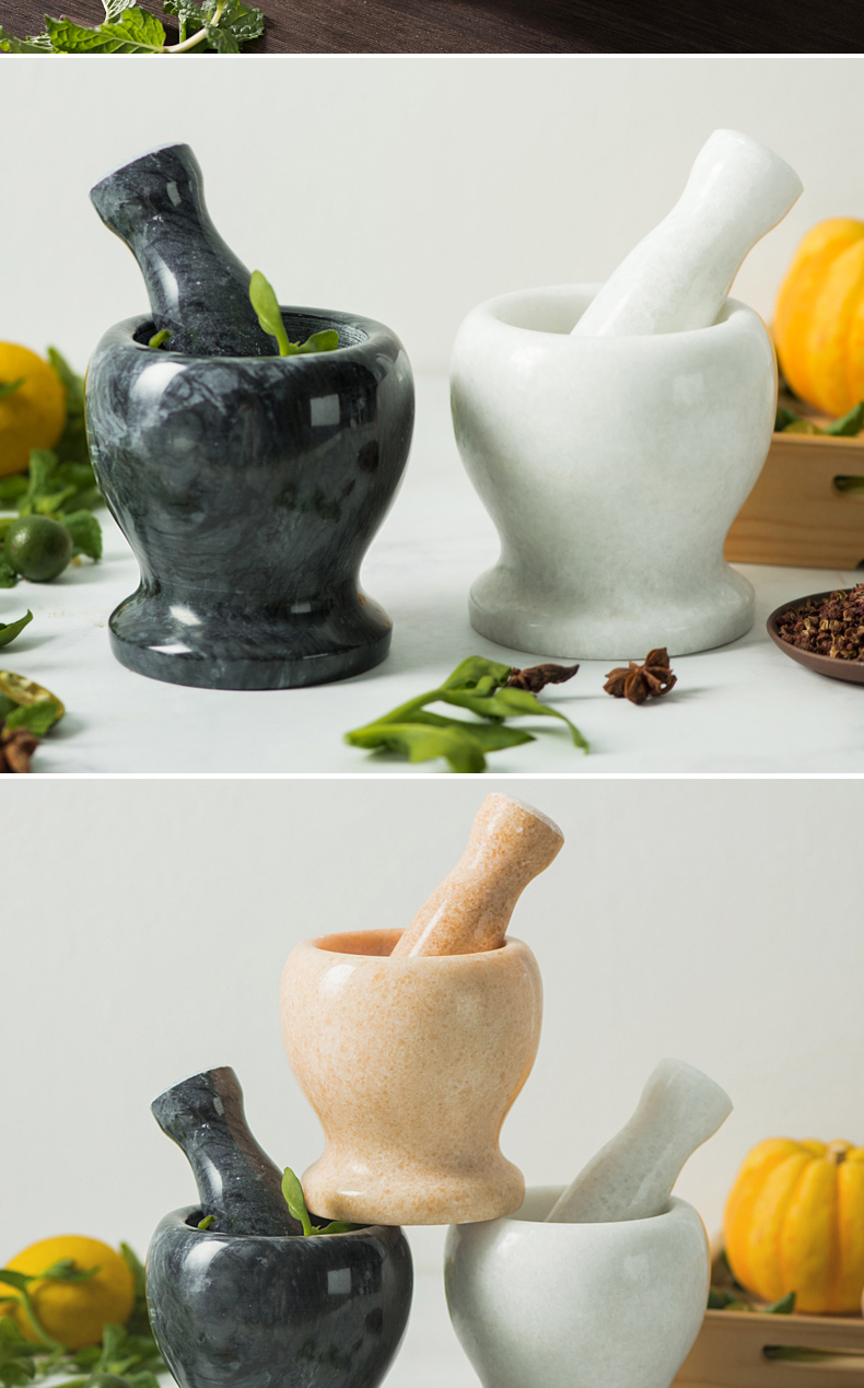 辣椒对窝石头 蒜臼子石头捣蒜器石臼家用捣碎罐捣药擂钵手动老式蒜泥