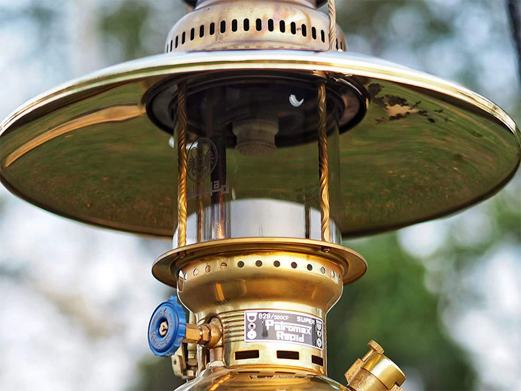 mountain soul改装petromax hk500等露营煤油汽灯黄铜扭纹拎环