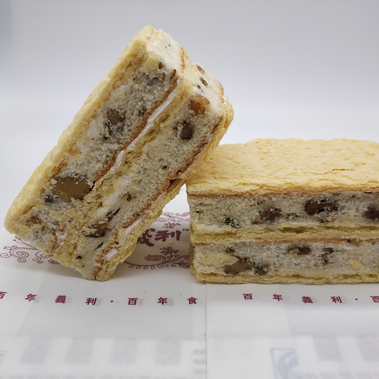 北京百年义利拿破仑蛋糕260克点心糕点办公室零食小吃顺丰包运 一盒