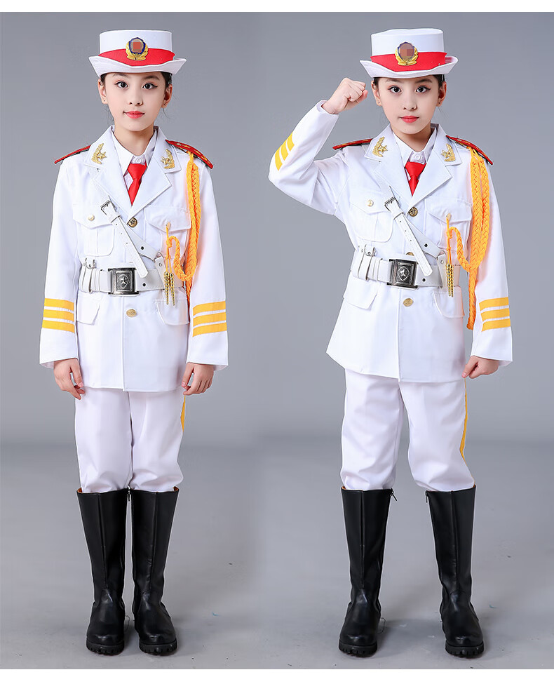德莉娅小学生升旗手服装国庆节服装学生幼儿园升旗服儿童礼服演出礼服