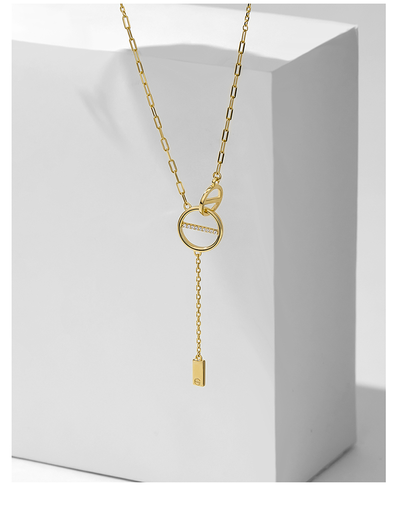 普洛达高端珠宝品牌项链女轻奢小众2022年新款女锁骨链颈链吊坠配饰送