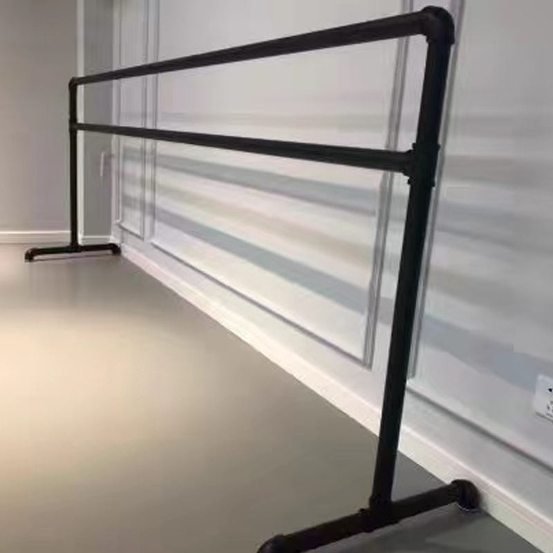 京选优品双层舞蹈机构杠把杆跳舞压腿杆家用儿童练功架子移动式运动