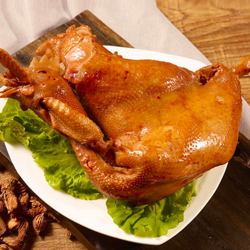 大整只烧鸡五香梨花鸡烧鸡整只正宗真空包装卤味熟食五香鸡550g650g4
