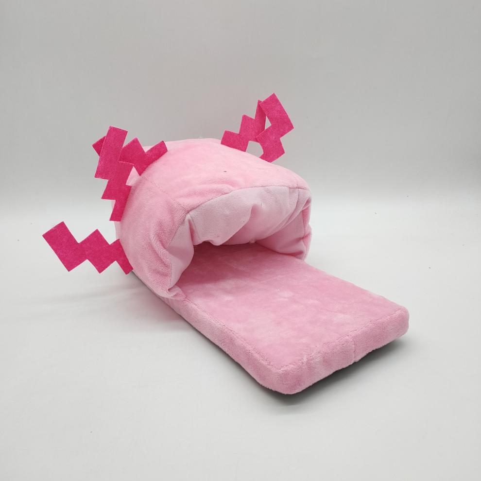 跨境新品axolotlplush毛绒玩具小蝾螈公仔周边支持闪电玩偶生日礼物