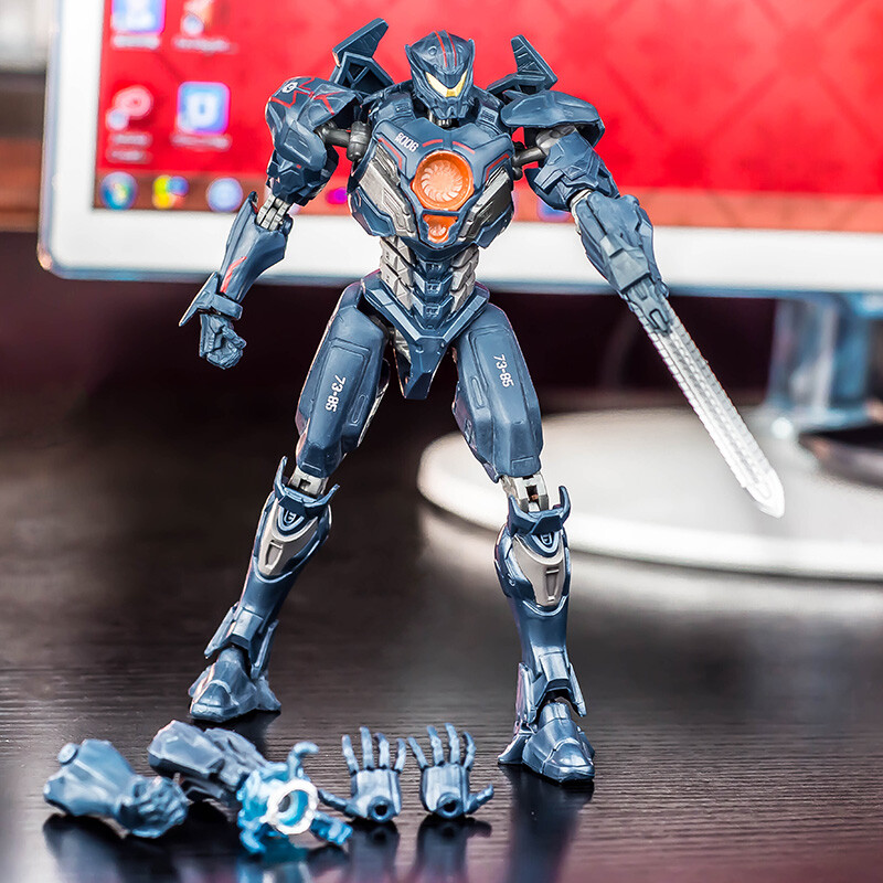 环太平洋2雷霆再起怪兽robot魂复仇流浪者新机甲模型摆件人偶国产r魂