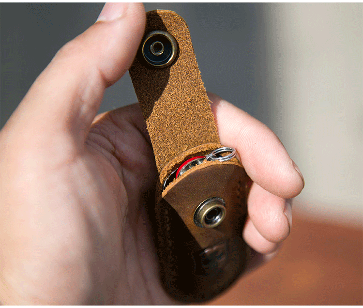 瑞士军刀皮套刀套保护套刀鞘猎人英雄折叠刀手工腰包真皮111德国军官