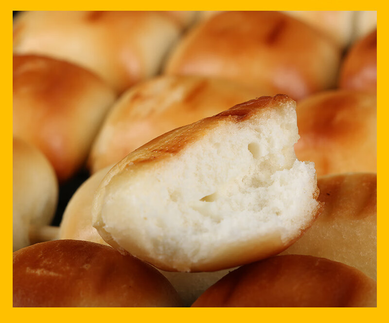 奶香馒头串商用30串烧烤食材素食串油炸馒头串烧面食半成品面包串 30