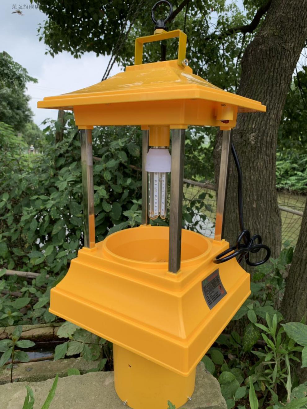 风吸式太阳能杀虫灯吸入式诱虫灯捕灭虫器果园水稻全自动杀虫灭蚊灯