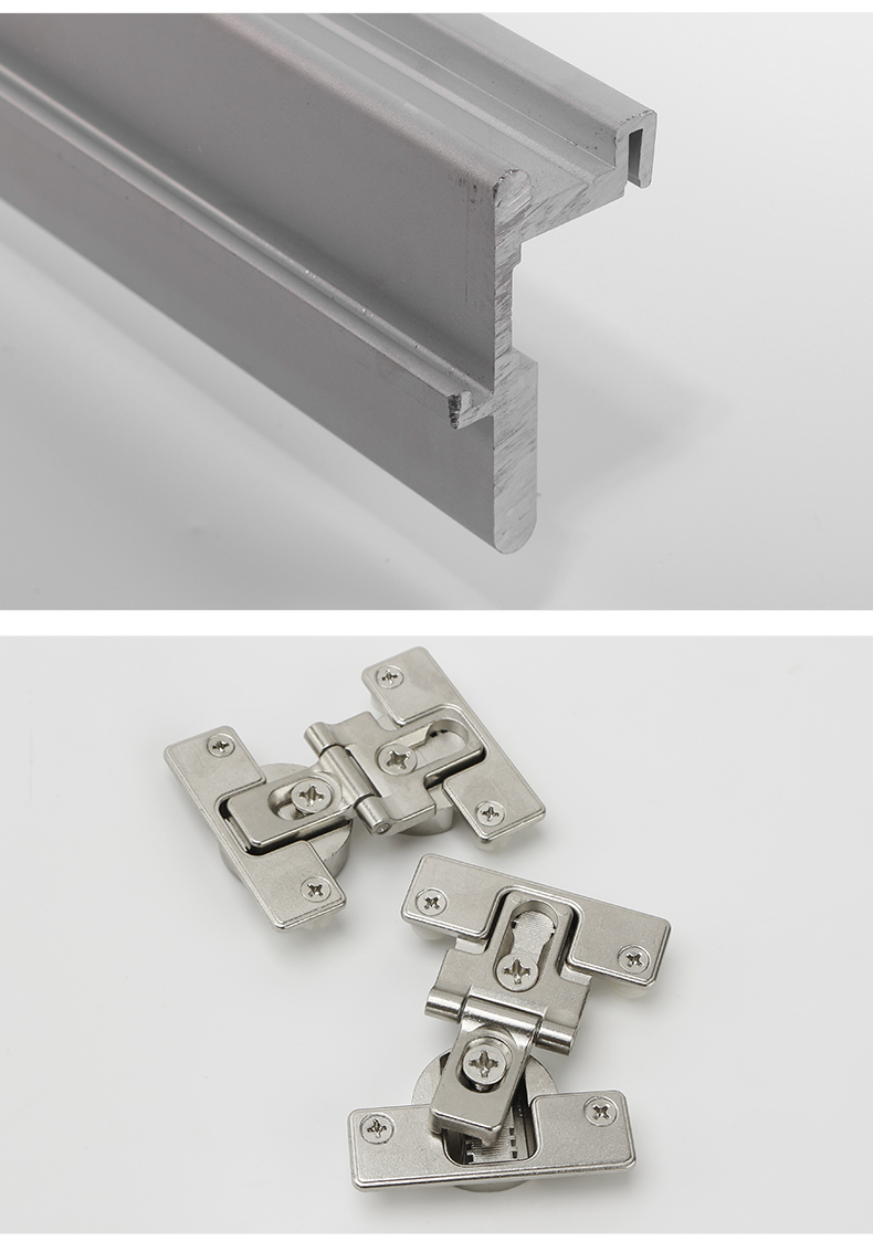 享动无下轨衣柜折叠门五金配件两折四门衣帽间推拉移门吊滑吊轮滑轨道