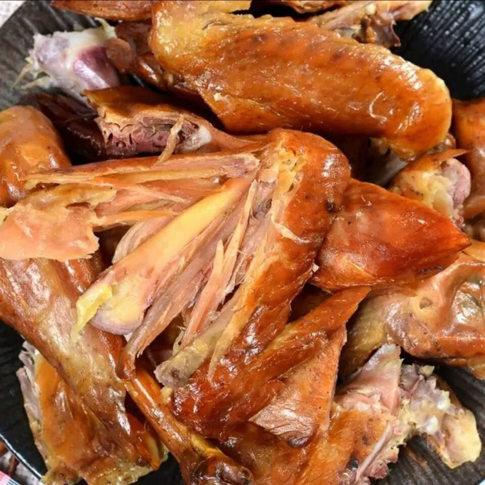 【顺丰速运】山东特色风干鸡手撕风干鸡小公鸡600克×2只即食熟食下酒
