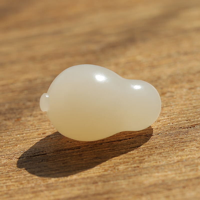 中秋送女友 玉兔吊坠 【前兔似锦】和田玉藕粉色小兔子挂件 山料青海