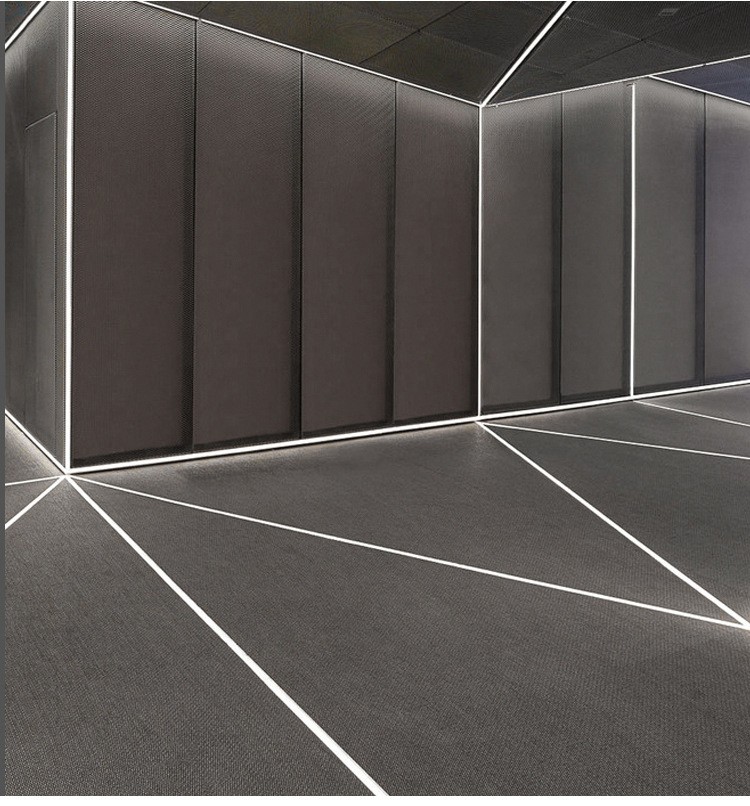 网红常规线型灯幻色线性灯嵌入式无主灯暗装led无边框线型灯条形明装