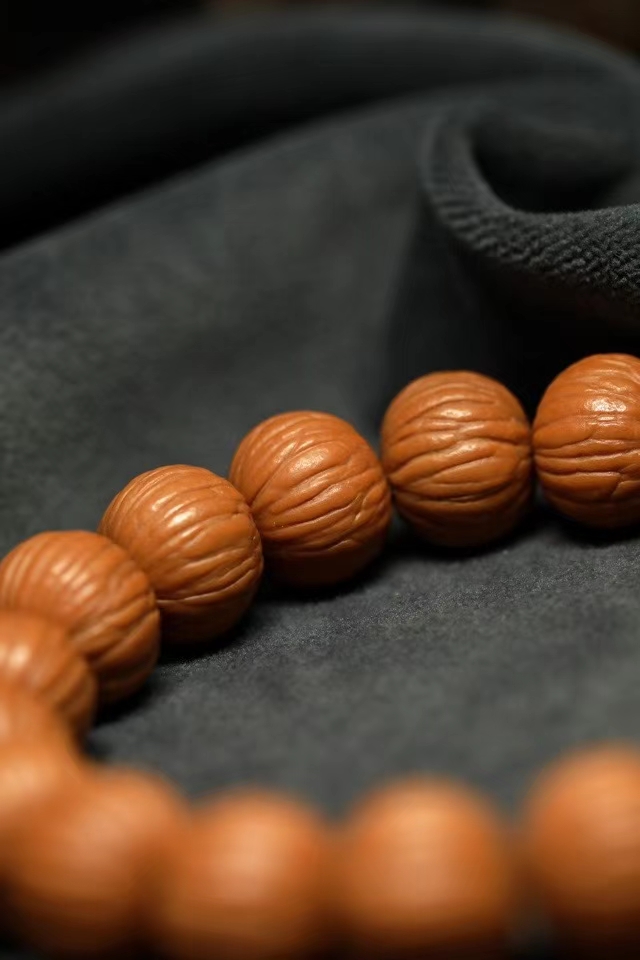 原树黄皮土豪小猴头核桃核桃文玩手串佛珠男士精品手串佛珠男士精品