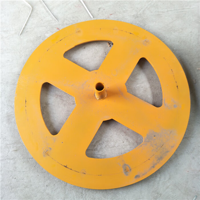 电缆卧式放线盘落地放线架电力光缆放线平盘六角轮线缆盘 轮子【图片 