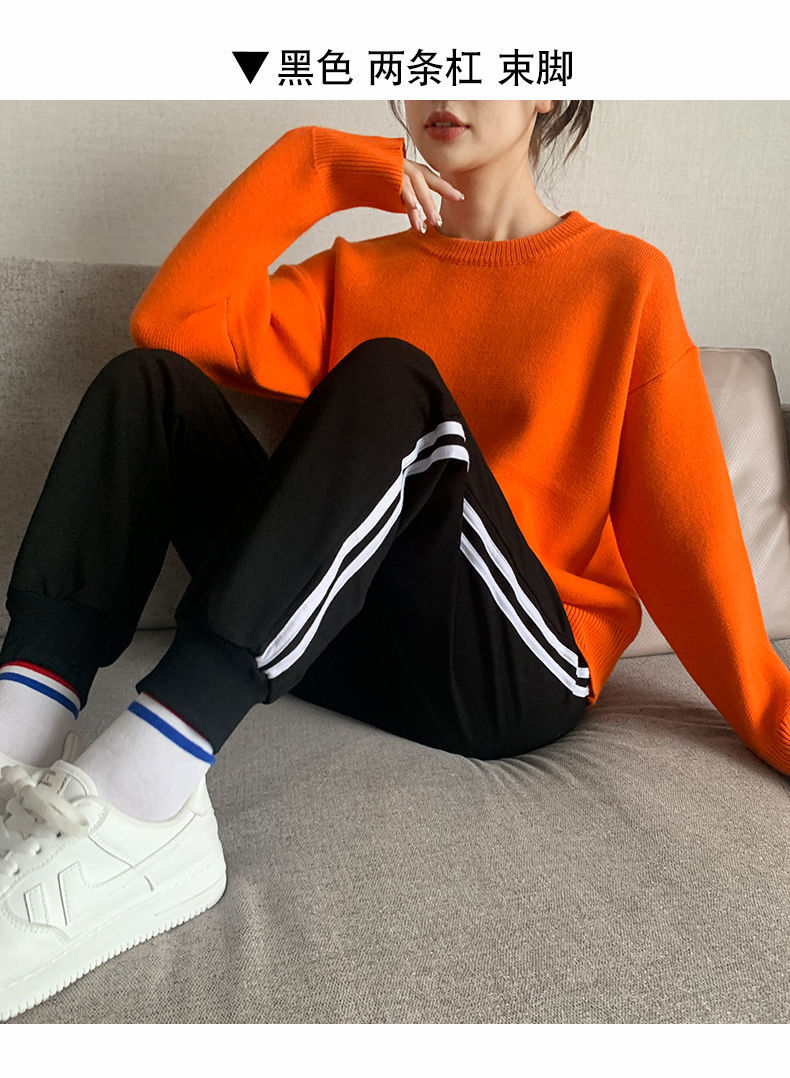 奇骏鼠适合1-16岁小孩子小女孩夏天穿的校服裤子中学生一条杠两道杠