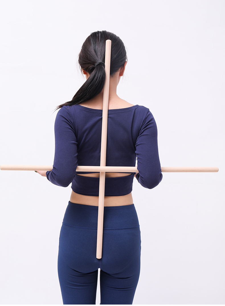 新品形体棍形体训练棍纠正驼背瑜伽舞蹈开肩开背模特儿童辅助木棍健身