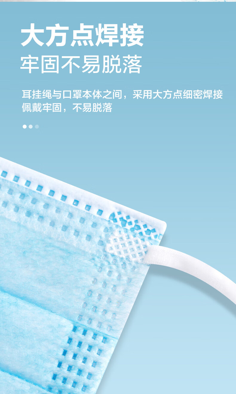 可孚 一次性医用外科儿童口罩无菌型用小孩小学生三层医专用防护防