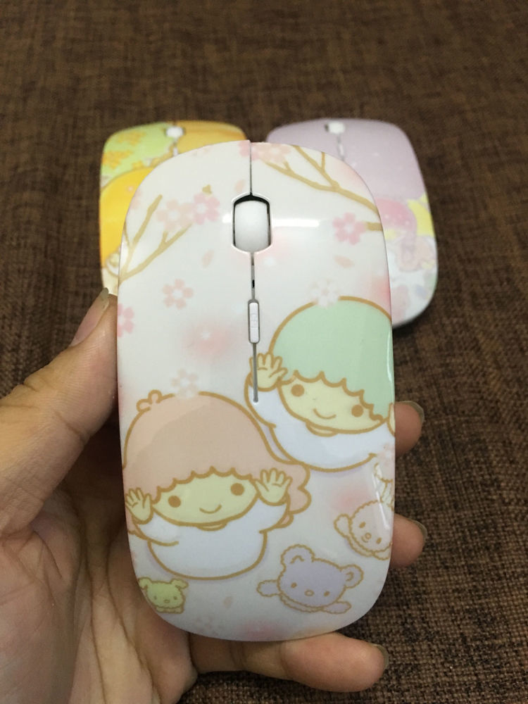 鼠标办公游戏卡通可爱粉色女生生日shipadoo 17 无线鼠标配usb接收器