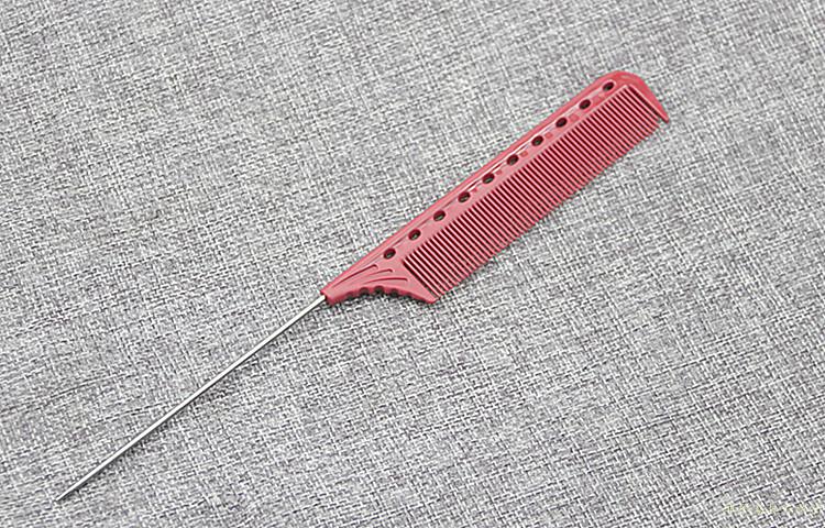 钢针尖尾梳子钢针尖尾梳子挑梳分发打毛梳烫染发分区美发盘发梳京固y