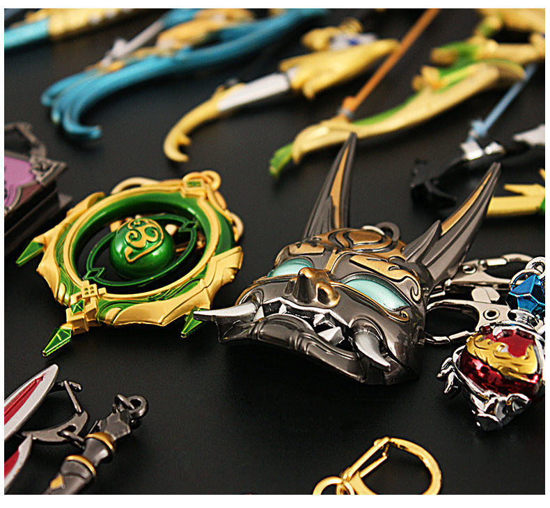 原神周边钥匙扣璃月潮玩武气狼的末路和璞鸢模型挂饰摆件游戏天空之傲