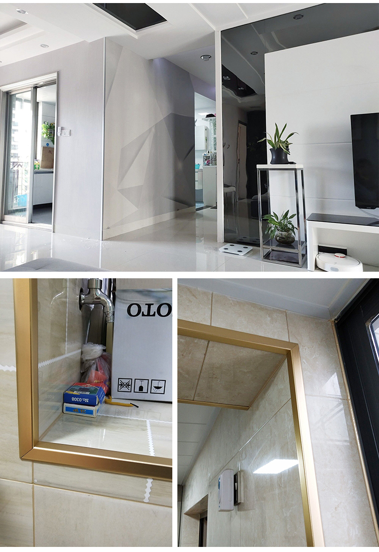 卡璞登钛铝合金护角条护墙角瓷砖护角阳角线直角包边条墙角保护条防撞