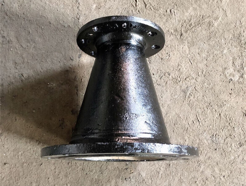 球墨铸铁双盘渐缩管 双盘大小头 双法兰变径 法兰异径管 dn100*80