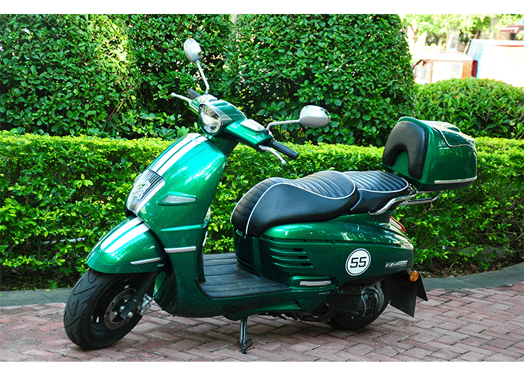 适配标致姜戈尾箱原厂vespara姜戈150改装摩托车复古尾箱配件基础配置