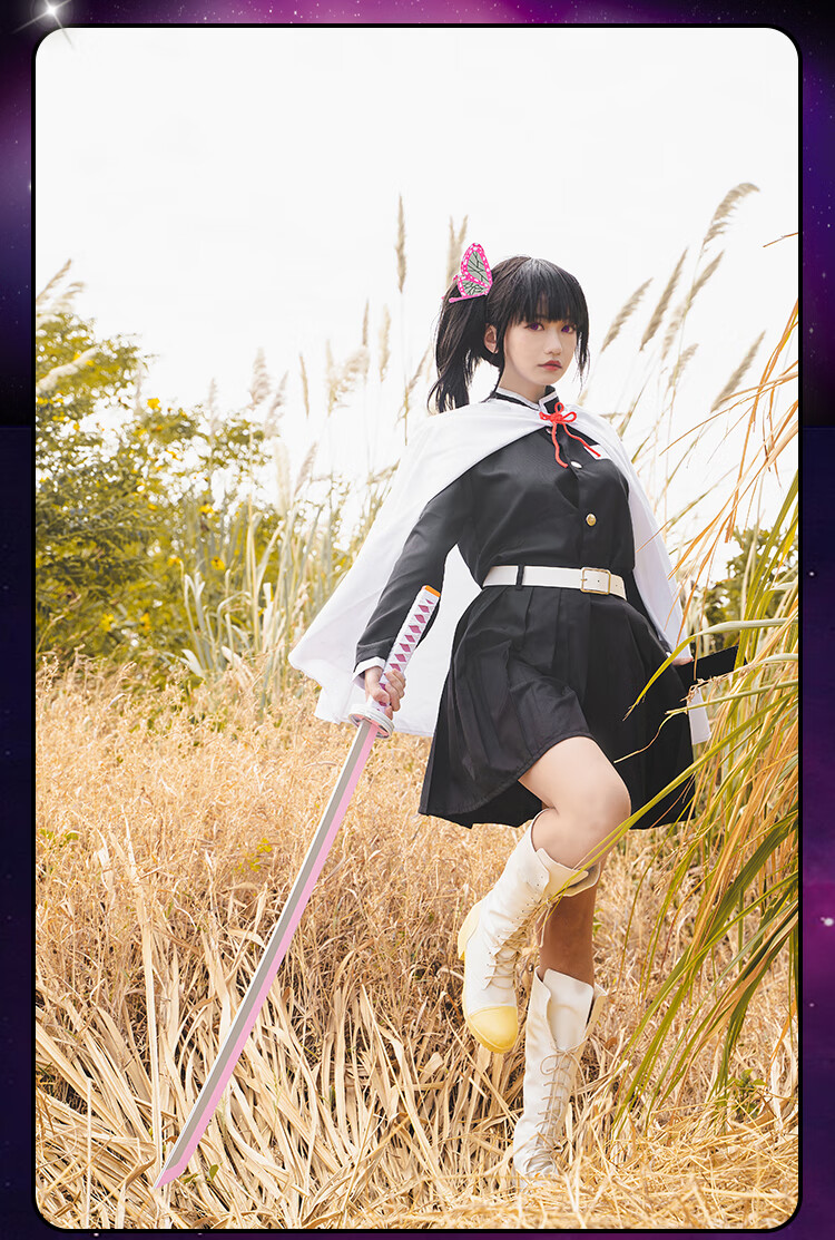 cos服鬼灭之刃栗花落香奈乎cos鬼杀队队服cosplay儿童服装女制服s服装
