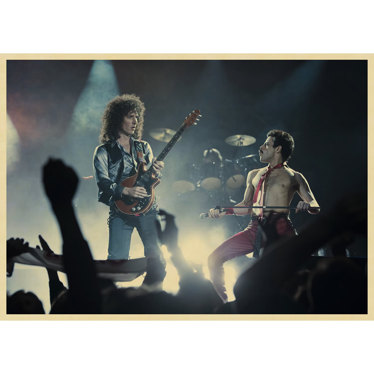皇后乐队海报 queen 牛皮纸复古装饰画 摇滚音乐 怀旧 欧美人物画