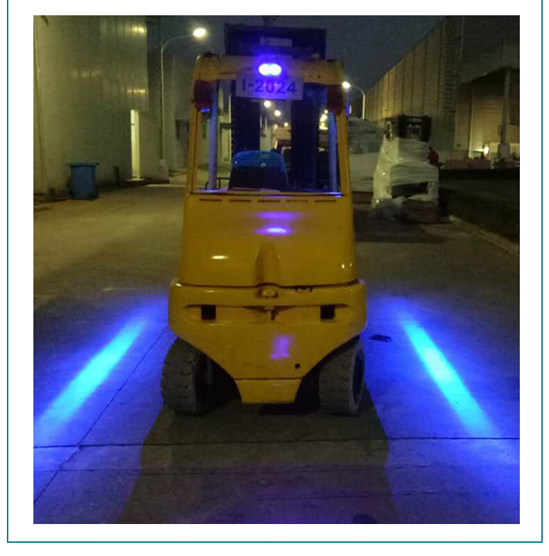 珞曼其叉车箭头警示蓝光灯倒车区域安全示宽边界红光灯10-80v 套装-款