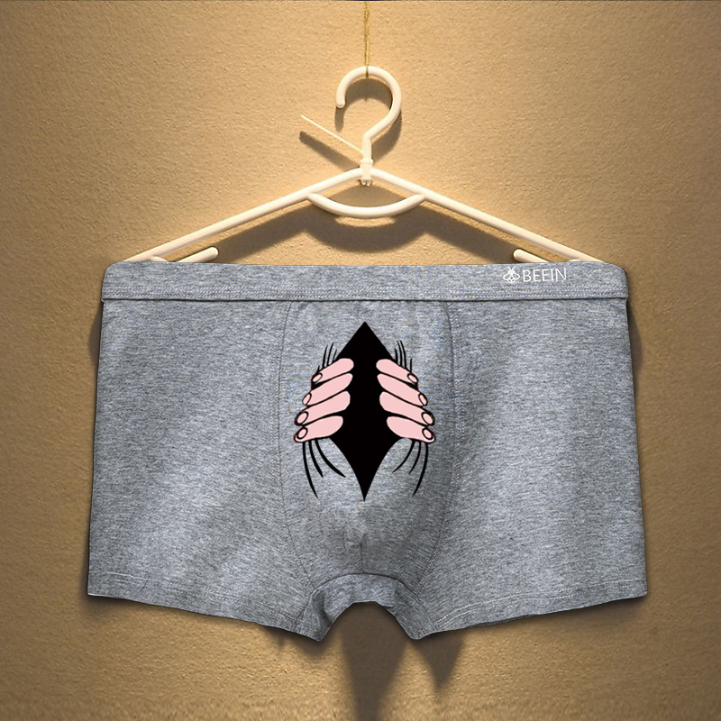 蜂内男士内裤搞怪可爱恶搞创意男性感纯棉搞笑恶搞礼物男生内裤送男友