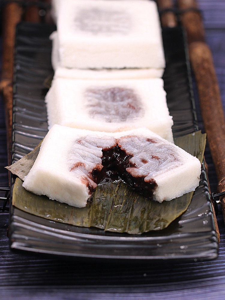 江南特色小吃豆沙糕米糕 发糕蒸大糕早餐点心传统手工糯米糕点零食