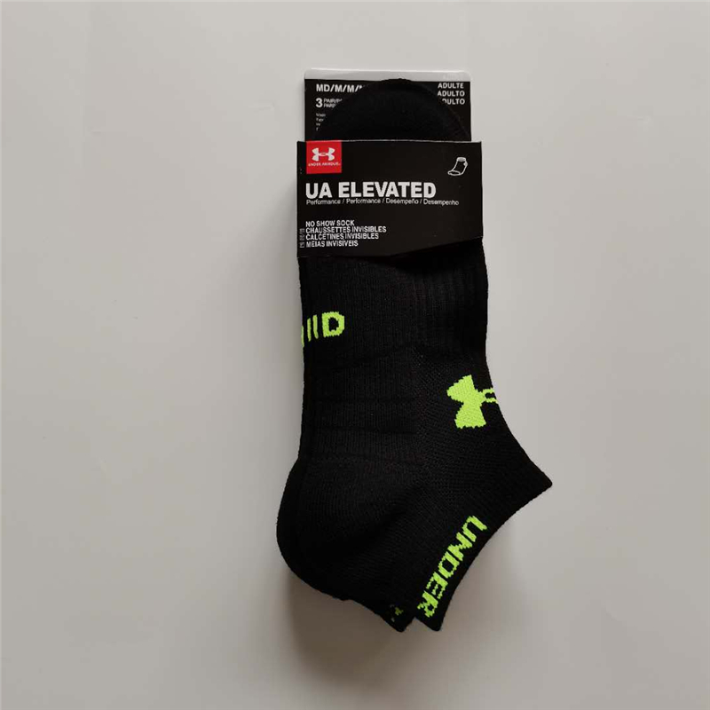 悍将跑步袜2022夏季新品三双装ua毛巾底短袜男女户外跑步船袜健身吸汗