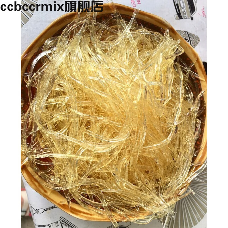 干鱼刺 巨昌牌翅针翅胶翅丝仿翅淀粉丝干货人造素粉350g 默认