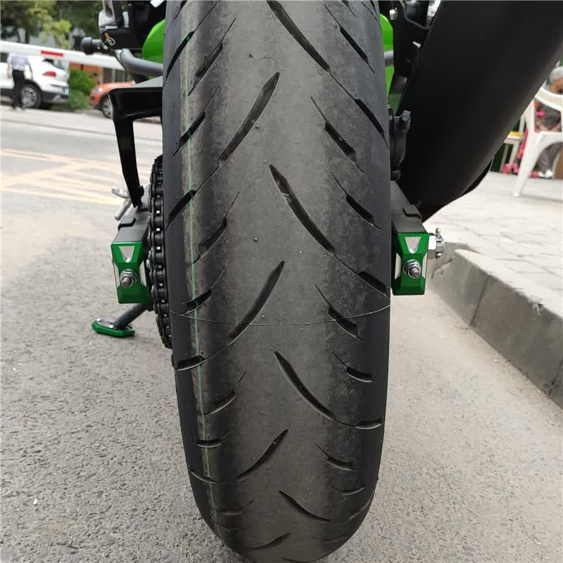 适用川崎忍者z400 ninja400 18-22年铝合金改装后平叉调节器装饰 钛色