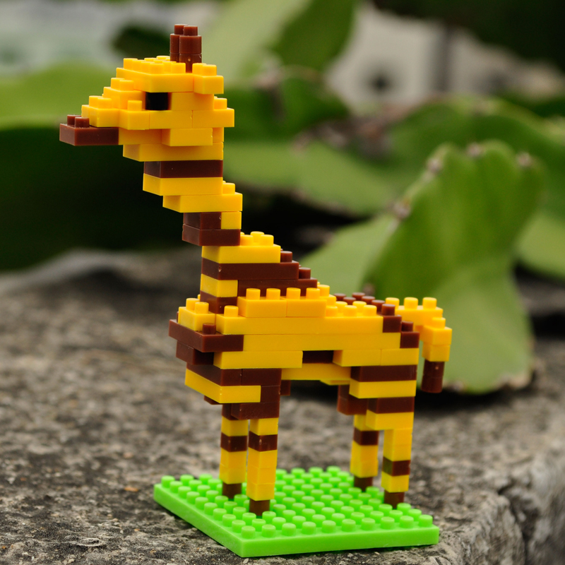 兼容乐高微小颗粒拼插积木拼装迷你动物狗狗宠物男孩子力玩具拼图