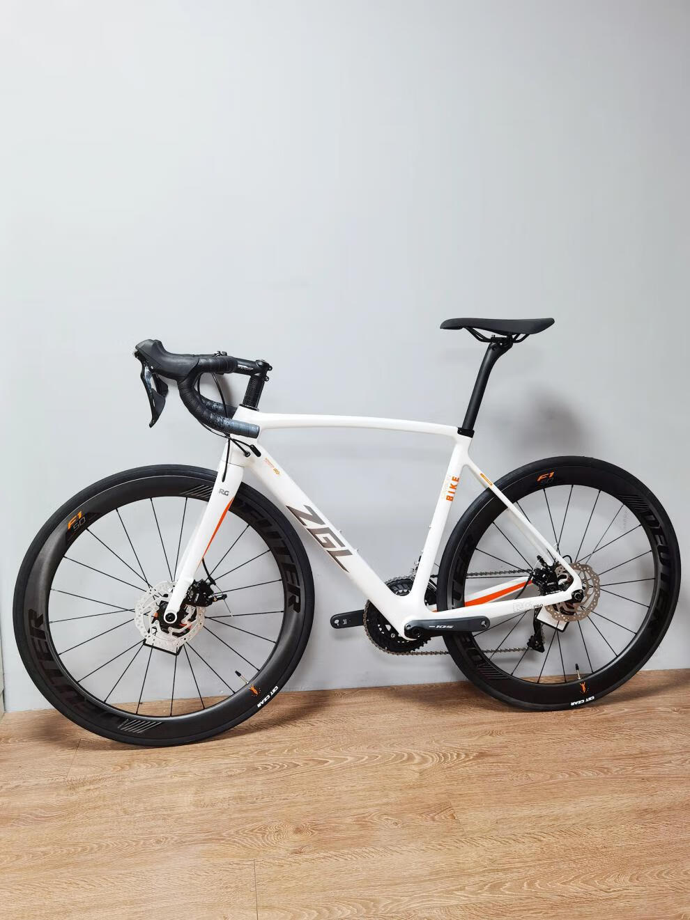 zgl中国龙cr41d碳纤维10522速桶轴综合油碟刹公路车 黑灰r7000 大套