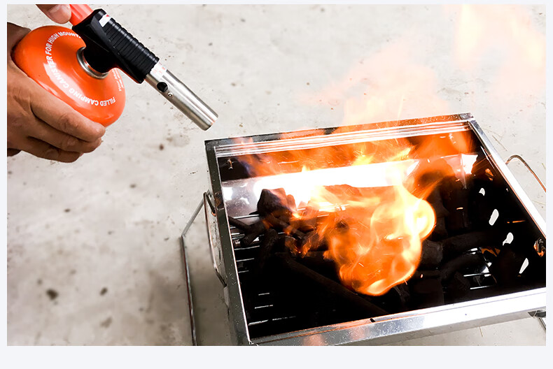 maple)360蓝焰喷枪户外便携式野炊烧烤点火器厨房烘焙烧猪毛喷火枪