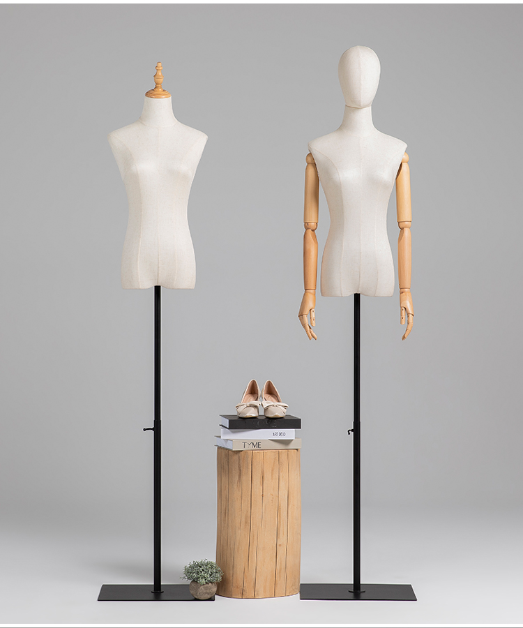 绿野客模特道具服装店女装橱窗半身人偶人台展示架全身人体婚 金色