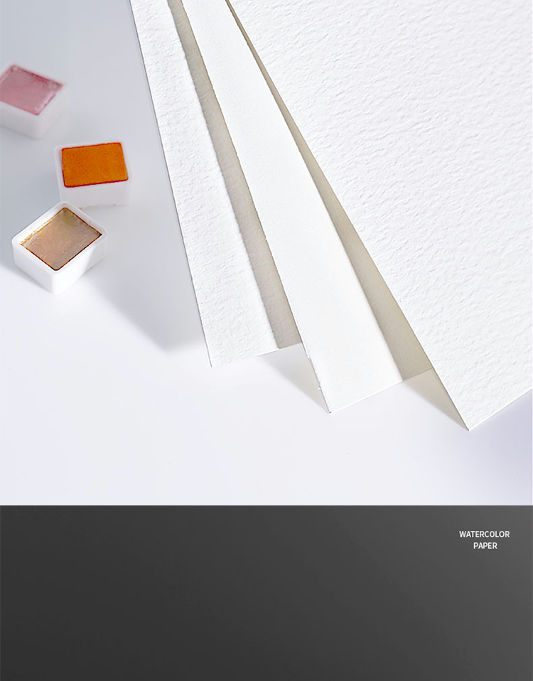 鲁本斯高吸收水彩纸 棉浆加厚300g水彩纸 创意绘画纸 16k中纹(20张/包