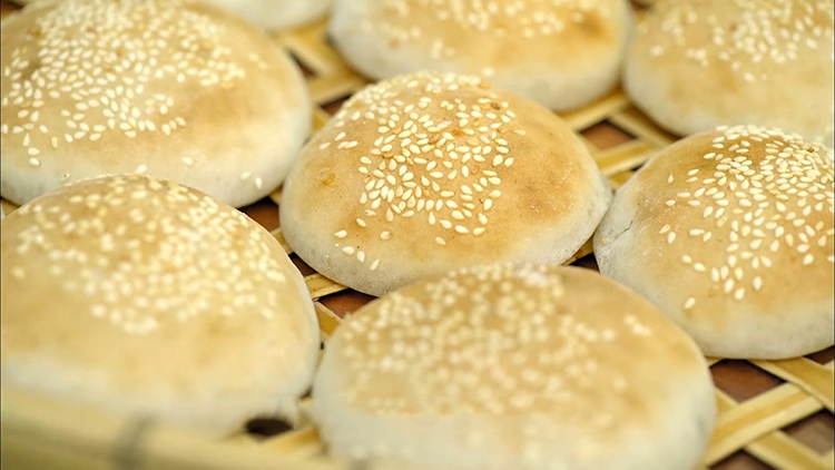 广东省江门老广恩平烧饼村的传统味道李劲新稂叔簕菜烧饼顺丰 【簕菜