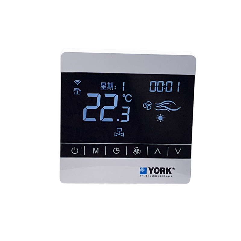 定做中央空调温控器约克控制面板液晶三速开关风机盘管水机空调线控器